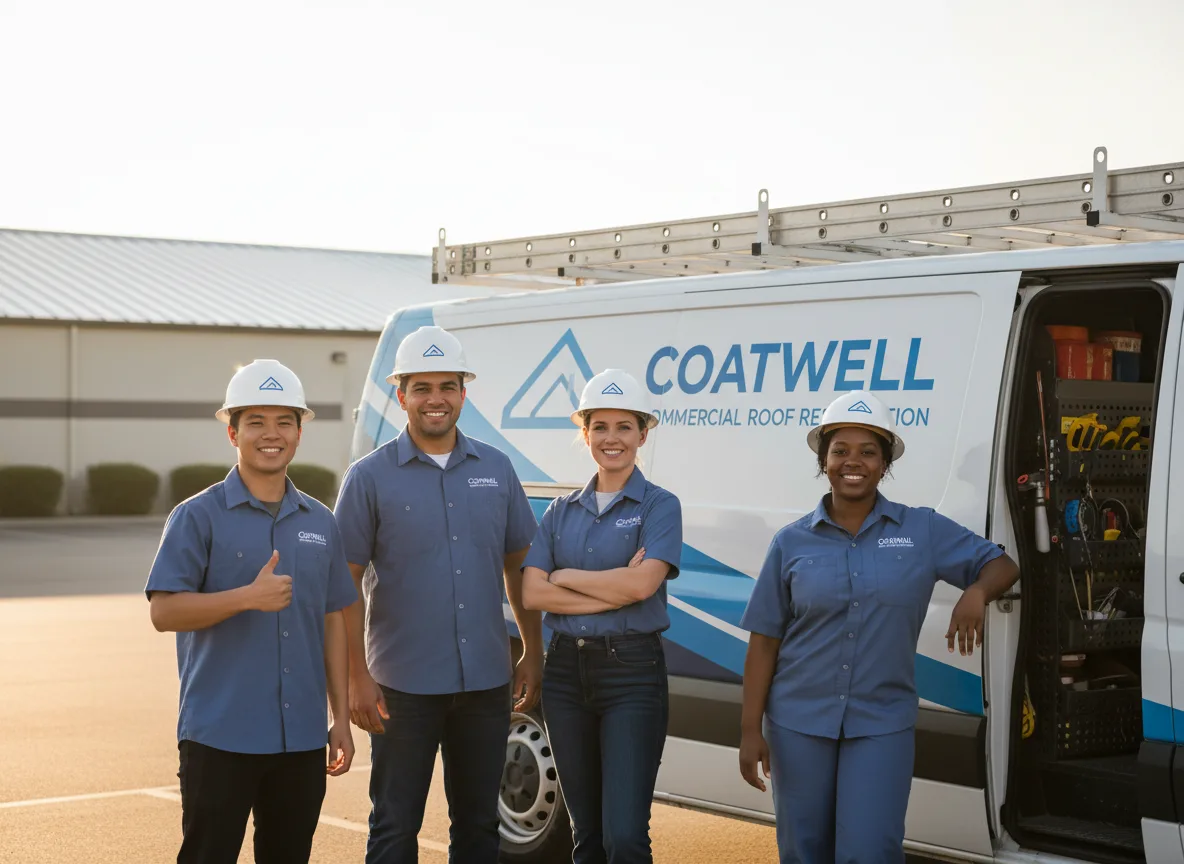 Commercial roof coating company in Woodland, IL